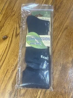 ECOSOX Graduated Compression Bamboo Socks M 9-12.5 W 10.5-14 • $6