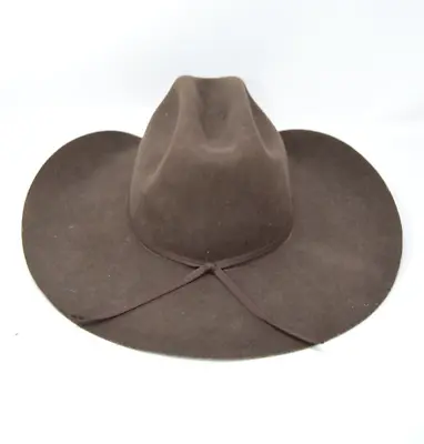 Vintage Twister Hats By M&F Cowboy Wool Felt Brown Hat Youth XL • $37.99