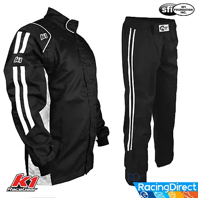 K1 Challenger SFI-1 2-Piece Auto Racing Suit - Jacket And Pants 3.2A/1 Rated • $229.95