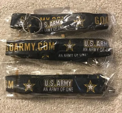 3X NEW SEALED - US Army Neck Lanyards ~ An Army Of One USA Military Keychain Go • $13.95