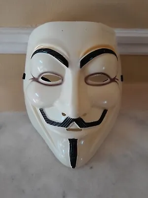 V For Vendetta Guy FAWKES Anonymous Mask Halloween Costume WB DC Comics 1 SIZE • $17.99