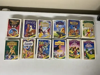 Vintage 90s McDonalds Disney Masterpiece Collection Happy Meal “VHS” Lot Of 12 • $24.99