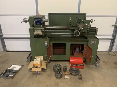 $6500 • Buy 12x40 JET Belt Drive Lathe Collet Closure 3 & 4 Jaw Chuck & Extras Single Phase