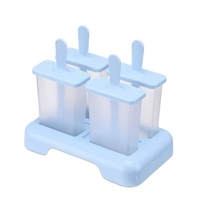 $11.79 • Buy 4/9 Cells Block Moulds Ice Cream Mold Icy Pole Jelly Pop Popsicle Maker Mould