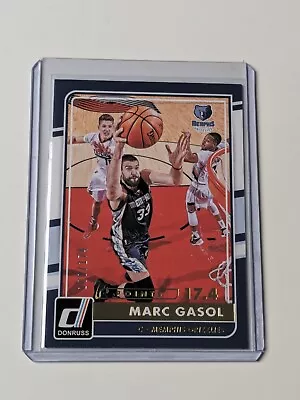 Panini Donruss Basketball 2015 Marc Gasol Grizzlies Points NBA /174 • £3.99