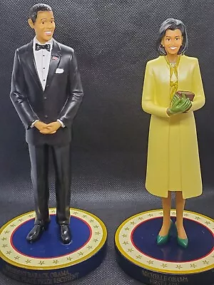 The Hamilton Collection Commemorative. Barack & Michelle Obama Figures • $58.99