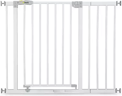 Hauck Baby Gate For Doors & Stairs Open N Stop + 21 Cm Extension 96 To 101 Cm • £23.99