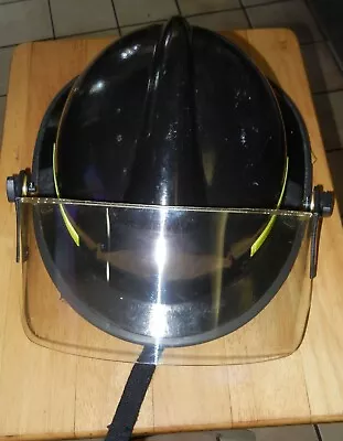 Morning Pride  Low Rider Helmet NFPA   BLACK W/Face Shield HTLF2HD0 Mfg 2010 • $65