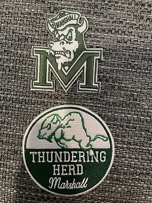 $10.79 • Buy Marshall University Thundering Herd Vintage Embroidered Iron On Patch  3 , 2.5”