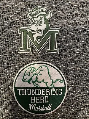 Marshall University Thundering Herd Vintage Embroidered Iron On Patch  3  2.5” • $8.99