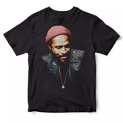 Marvin Gaye Shirt  Collection Singer Black S-235XL T-Shirt 1CM2037 • $15.80