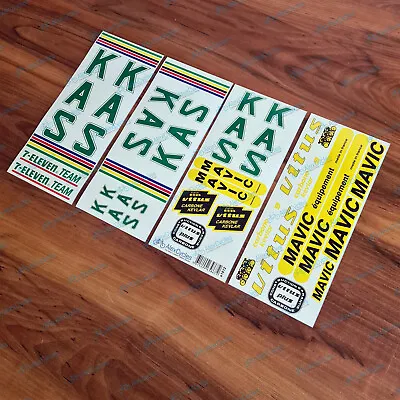 Mavic 7-Eleven Team KAS VITUS Bicycle Decals Stickers For Re-sprays Kit + Gift • $21.70