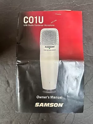 Samson C01U - USB Studio Condenser Microphone Condenser Cable Consumer... • $24.99