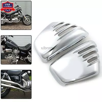 For Yamaha XV700 750 1000 1100 Virago 1984-Up Chrome Side Battery Cover Fairing • $39.94