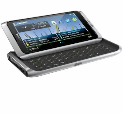 Origina Nokia Silver E7-00 16GB (Unlocked) Smartphone QWERTY Keyboar WIFI GPS • $77