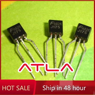 50pcs J175 TO-92 2SJ175 Silicon P-Channel Mosfet JFET Switch Transistor • $21.59