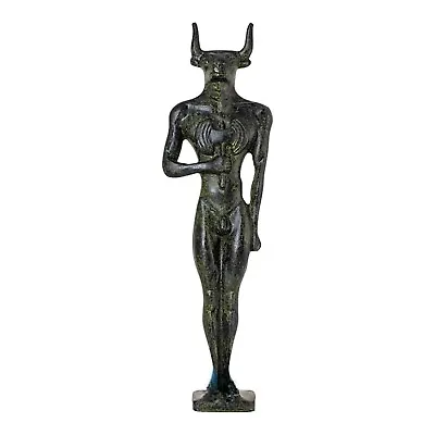 Minotaur Greek Real Bronze Metal Art Sculpture Handmade In Greece 19 Cm • $75.20