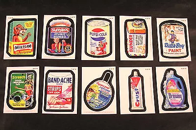 2011 Wacky Packages ANS8 All-New Series 8 COMPLETE MAGNET SET Of 10 Magnets • $16.29