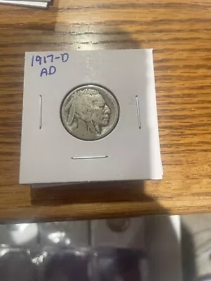 1917-D 5C Buffalo Nickel • $3