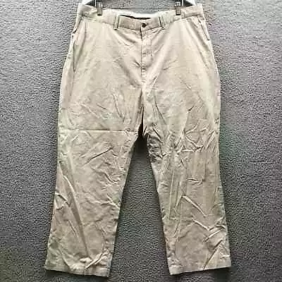 Polo Ralph Lauren Golf Chino Pants Mens Size 40/32 Flat Front Pocket Khaki Brown • $12.99