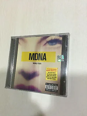 Madonna MDNA World Tour 2 CD 2013 RARE Original INDIA INDIAN Sticker Hologram • $238.40
