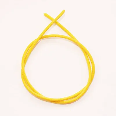 Gavitt Vintage Style Cloth Push Back Guitar Hook Up Wire 22 AWG 7 Strand Yellow • £1.99