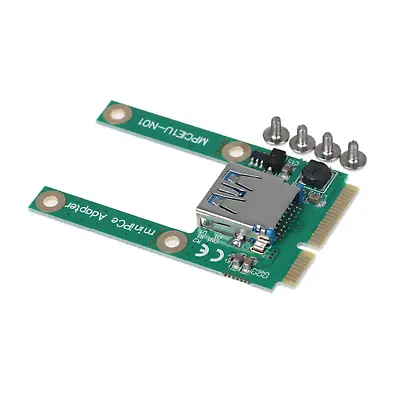 Mini PCI-e To USB2.0 Adapter Card PCIe Extended USB Interface For Laptop • $4.99