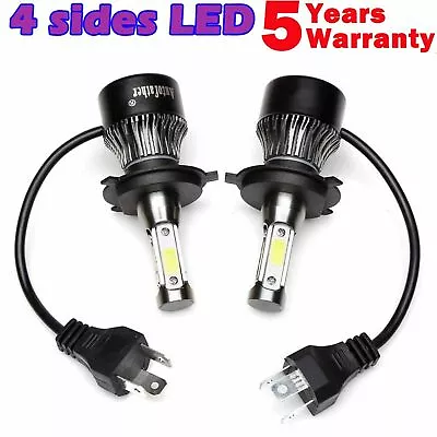 800W H4 LED Headlight Bulb Hi/Low Beam Headlamp Kit 6500K 80000LM For Auto Cars • £10.50