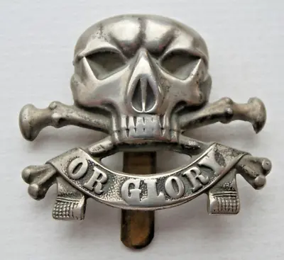 Good Genuine 17th/21st Lancers  Death Or Glory  Maker Marked Firmin Cap Badge • £49.99