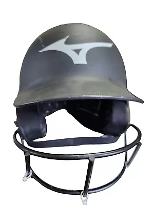 Mizuno B6-BT Batting Helmet Size L XL  7 3/8  To 7 7/8  MATTE BLACK • $19.99