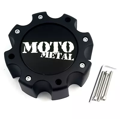 Moto Metal Satin Black 8 Lug Wheel Center Cap For MO959 MO961 Wheels 845L172S3 • $28