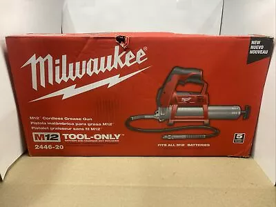 Milwaukee 2446-20 M12 Li-Ion Grease Gun Tool Only • $109.99