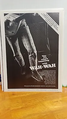 Vox Wah Wah Pedal Vintage Guitar Print Ad 11 X 8.5    0187 • $7.96