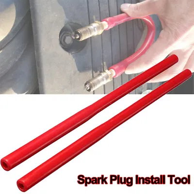 2X Car Spark Plug Removal Socket Flexible Repair Rubber Insert Easy Install Tube • $9.99