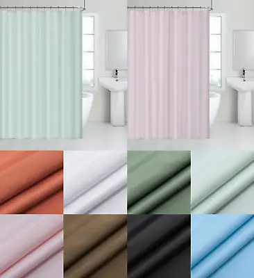 Hotel Collection Water Resistant Fabric Shower Curtain Liners - Assorted Colors • $22.99