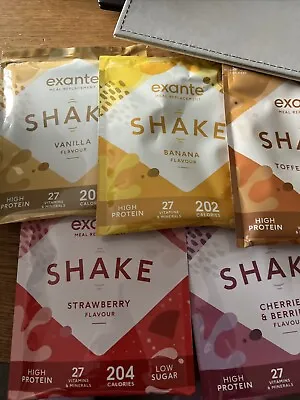 £33.99 • Buy 30 Exante Meal Replacement Low Sugar Mixed Shakes Random Selection Offer