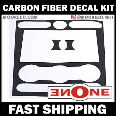 Carbon Fiber Decal Kit For Stereo Dash Trim 05-09 Mustang V6 GT • $19.99