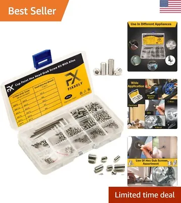 Premium Superior Metric Set Screw Assortment Kit - 5 Allen Keys - Versatile • $15.29