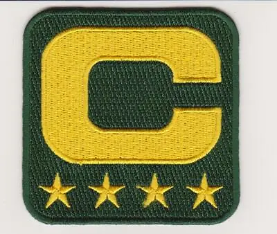 $14.95 • Buy NFL Captain C Patch Green Bay Packers  Quarterback Aaron Rodgers 4 Stars