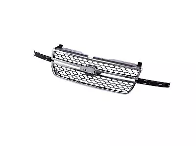 Chrome Honeycomb SS Style Front Grille Assembly For 03-07 Chevy Silverado 1500 • $160.63