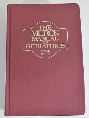 MERCK MANUAL OF GERIATRICS By William B. Abrams - Hardcover Very Good. • $4.99