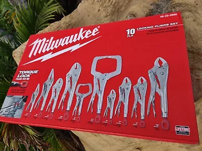 Milwaukee 10pc Torque Lock™ Locking Pliers Set 48-22-3690 Replaces Vise Grip • $123.98