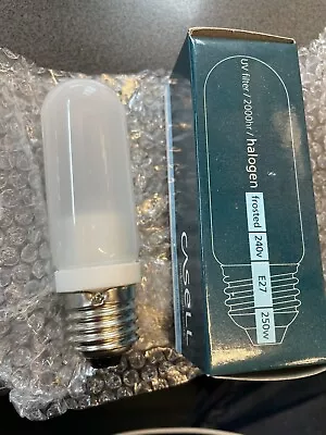 Halogen 250watt E27 Bulb Frosted New X 10 Bulbs Casell. • £20