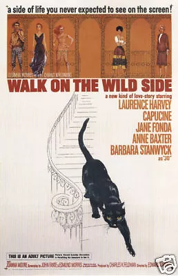 Walk On The Wild Side Jane Fonda Vintage Movie Poster  • $6.49