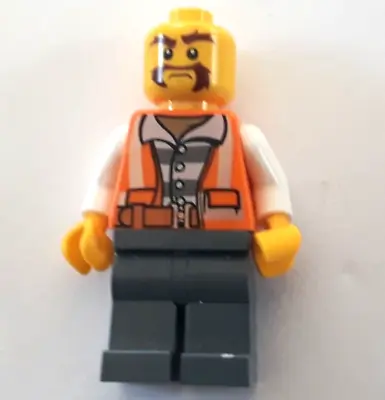 LEGO Mini Figure Police - City Bandit Male Moustache • $5.90