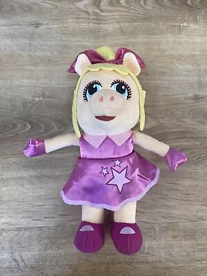 Disney Junior Muppet Babies 8” Baby Miss Piggy Plush Doll Stuffed Toy Just Play • $9.99