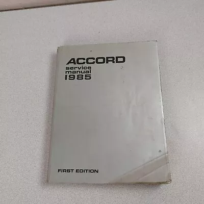 1985 Honda Accord Service Manual Repair Shop OEM Factory Good Unmarked READ • $11.99