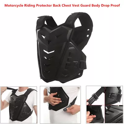 Motorcycle Streect Bike Riding Protector Back Chest Vest Guard Body Drop Proof • $47.55