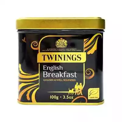 2xTwinings English Breakfast Loose Tea Caddy Free Shipping World Wide • $72.74