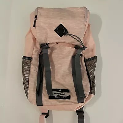 Babolat Classic Backpack Pink Gray Adjustable Straps • $27.87